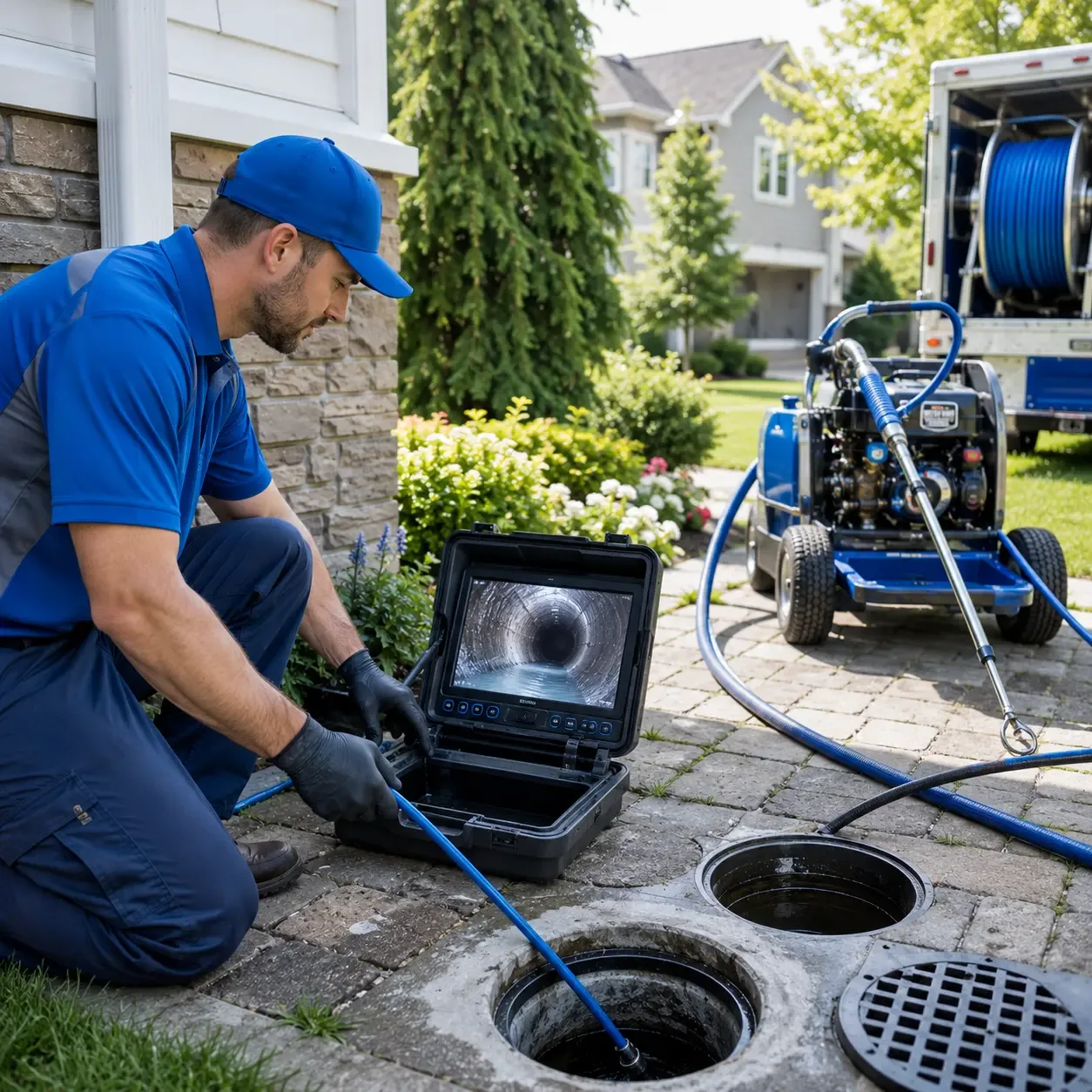 Outdoor drain cleaning professionals serving Bellevue, NE
